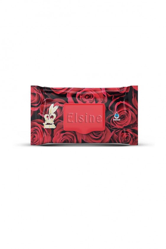 7 Paket Red Rose Islak Havlu Mendil 90 Adet Kapaklı Gül Kokulu