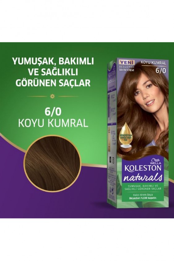 Naturals Saç Boyası Koyu Kumral 6/0