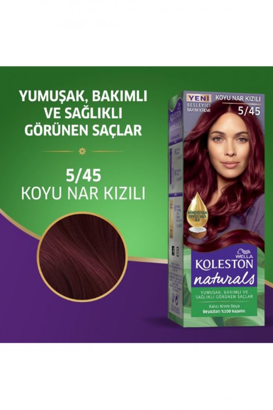 Naturals Saç Boyası Koyu Nar Kızılı 5/45