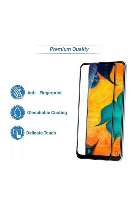 Samsung A30 Uyumlu 9d Tam Kaplayan Parmak Izi Bırakmayan Ekran Koruyucu Film