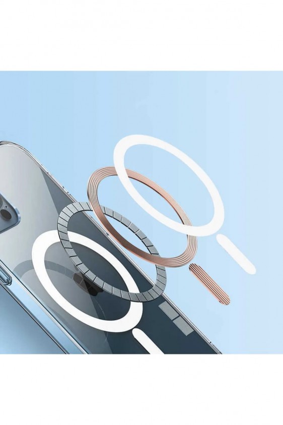 Iphone 14 Pro Max Kılıf Kamera Lens Korumalı Magsafe Destekli Şeffaf Darbe Emici Sert Kapak