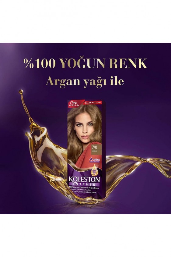 Koleston Intense Saç Boyası 7/0 Kumral - Salon Kalitesi