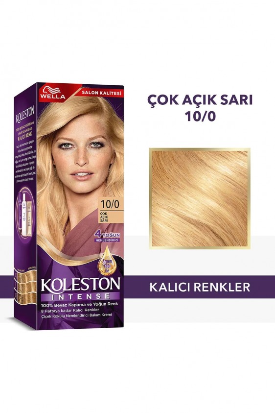 Koleston Intense Saç Boyası 10/0 Çok Açık Sarı - Salon Kalitesi