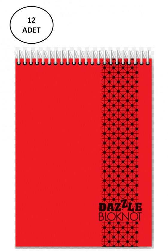 Umut Defter Umut 60/4 A5 PP Kapak Spiralli Bloknot 12 Adet