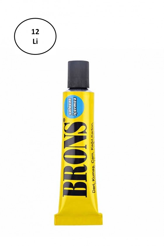 Brons BR-418 40 gr Solventsiz Yapıştırıcı 12'li