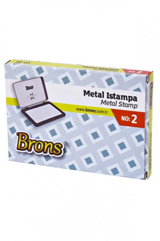 Brons Metal Istampa No.2 8,5X12 Cm