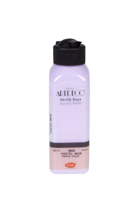 Artdeco Akrilik Boya 140 ml Pastel Mor