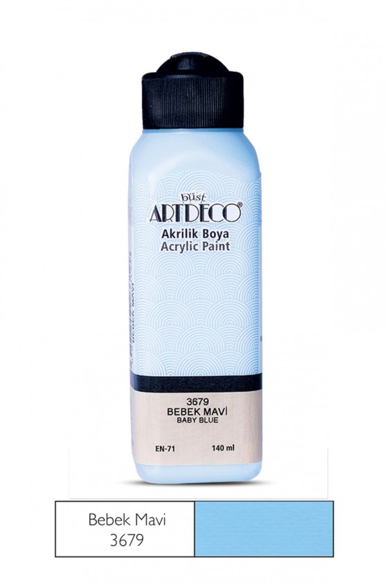 Artdeco Akrilik Boya 140 Ml Bebek Mavi