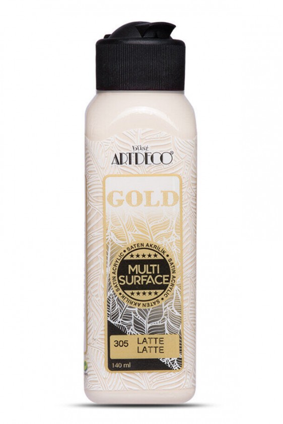 Artdeco Gold Multi Surface Akrilik Boya 140 ml Latte