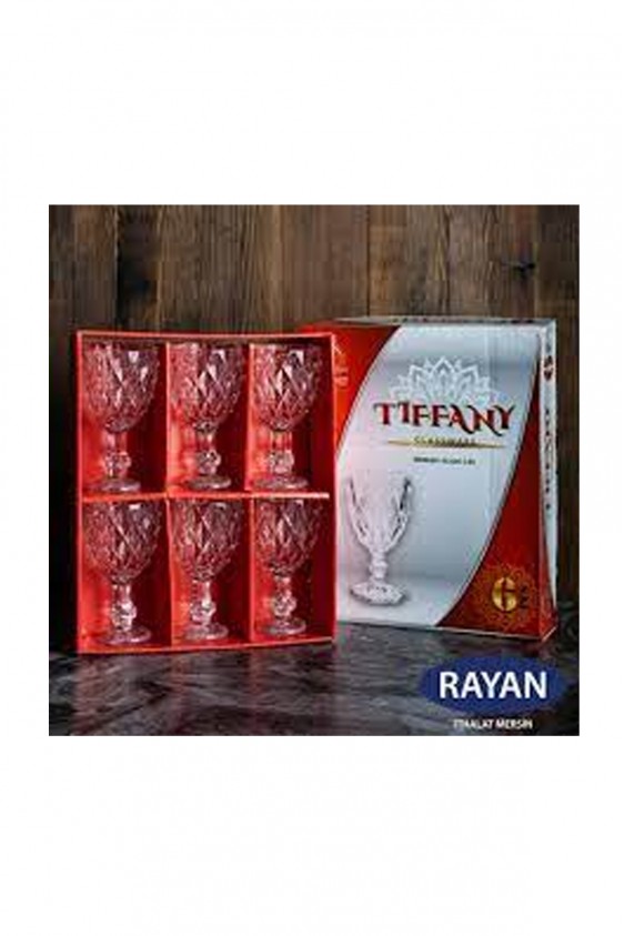 Rayan Tiffany 6'lı Lüx Ayaklı Bardak