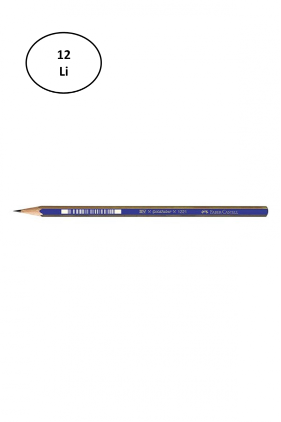 Faber Castell Goldfaber 1221 Dereceli Kurşun Kalem 4H 12'li