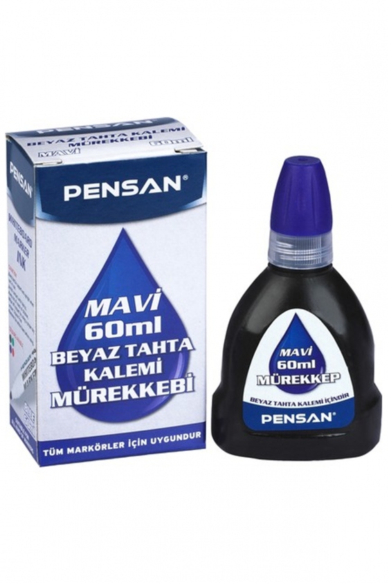 Pensan 4004 Mavi Tahta Kalem Mürekkebi 60Ml