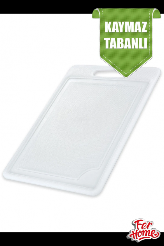 Kesme Tahtası Plastik Büyük Kesme Sunum Tahtası Kesim Panosu 225x325 Mm Royaleks-FR-108