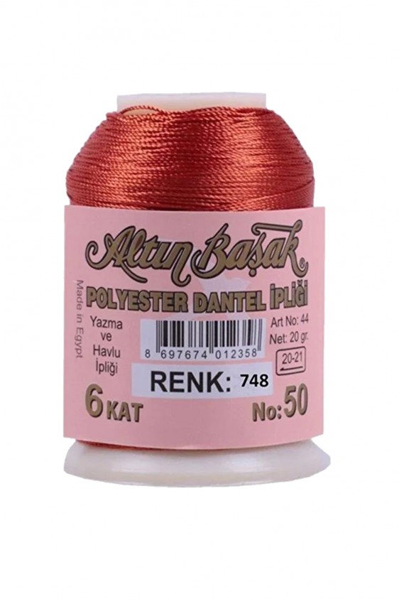 3 Adet Altınbaşak Oya ve Dantel İpi 20 gr - Royaleks - No: 748