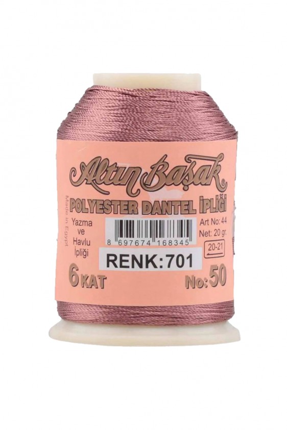 3 Adet Altınbaşak Oya ve Dantel İpi 20 gr - Royaleks - No: 701