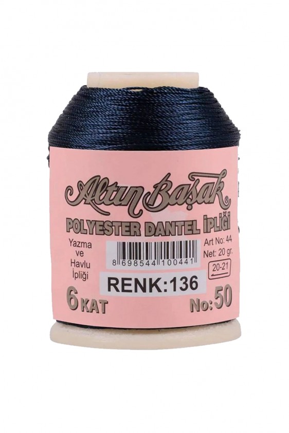 3 Adet Altınbaşak Oya ve Dantel İpi 20 gr - Royaleks - No: 903 - 102 - 136