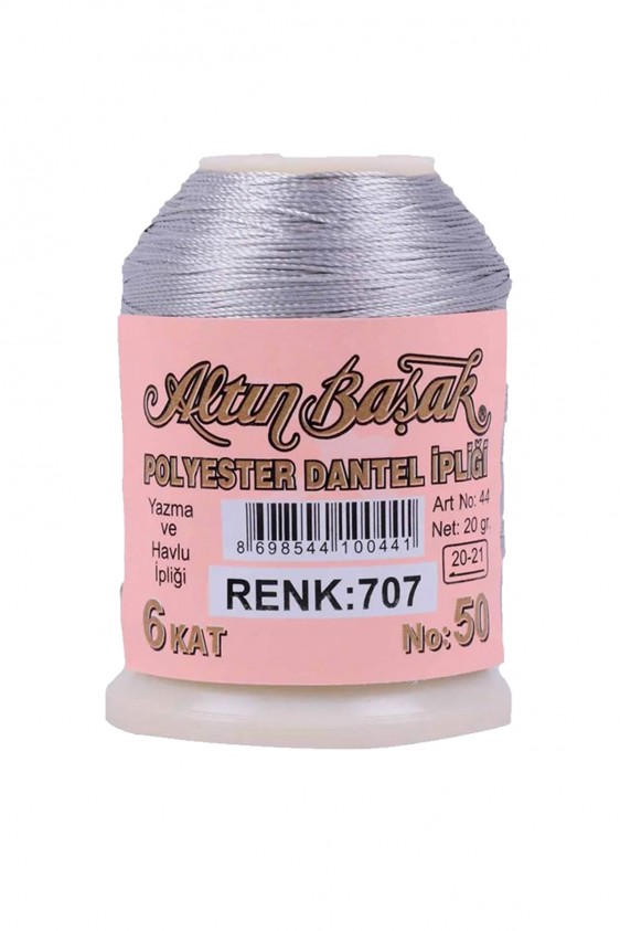 3 Adet Altınbaşak Oya ve Dantel İpi 20 gr - Royaleks - No: 410 - 112 - 707