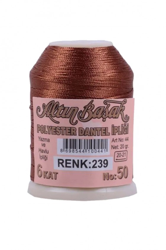 3 Adet Altınbaşak Oya ve Dantel İpi 20 gr - Royaleks - No: 239 - 329 - 715