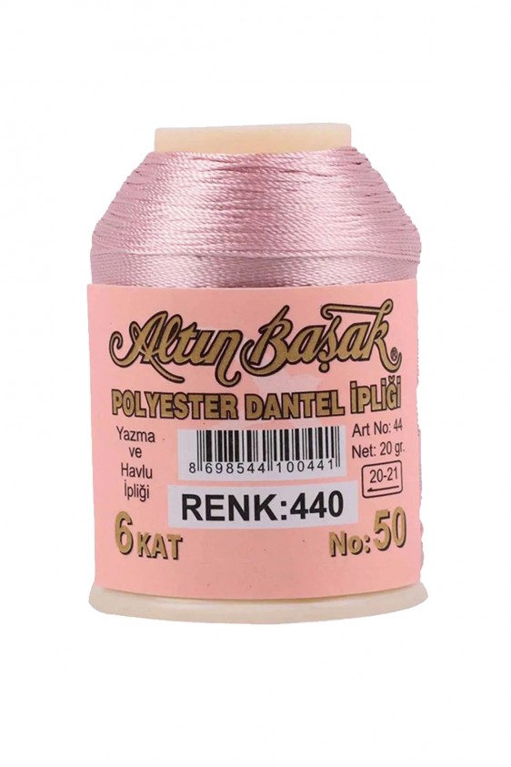 3 Adet Altınbaşak Oya ve Dantel İpi 20 gr - Royaleks - No: 251 - 440 - 455