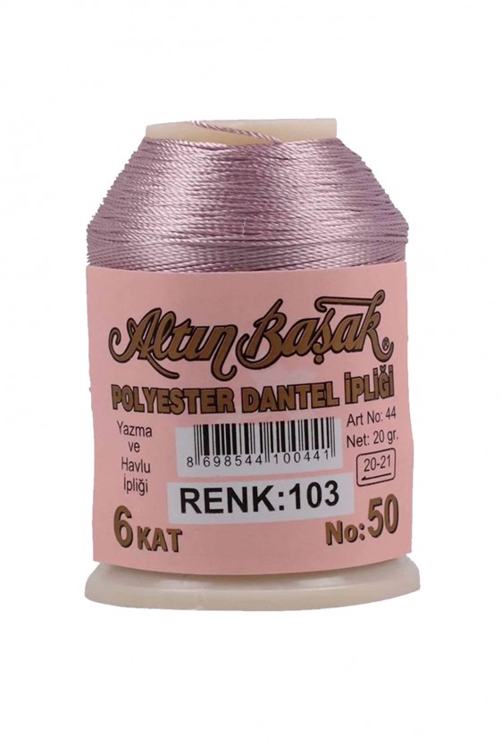 3 Adet Altınbaşak Oya ve Dantel İpi 20 gr - Royaleks - No: 117 - 103 - 485