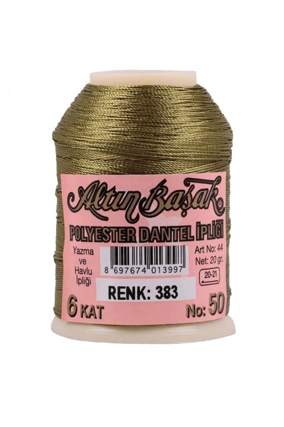 3 Adet Altınbaşak Oya ve Dantel İpi 20 gr - Royaleks - No: 301 - 087 - 383