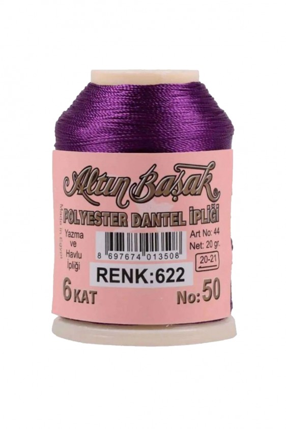 3 Adet Altınbaşak Oya ve Dantel İpi 20 gr - Royaleks - No: 046 - 622 - 229